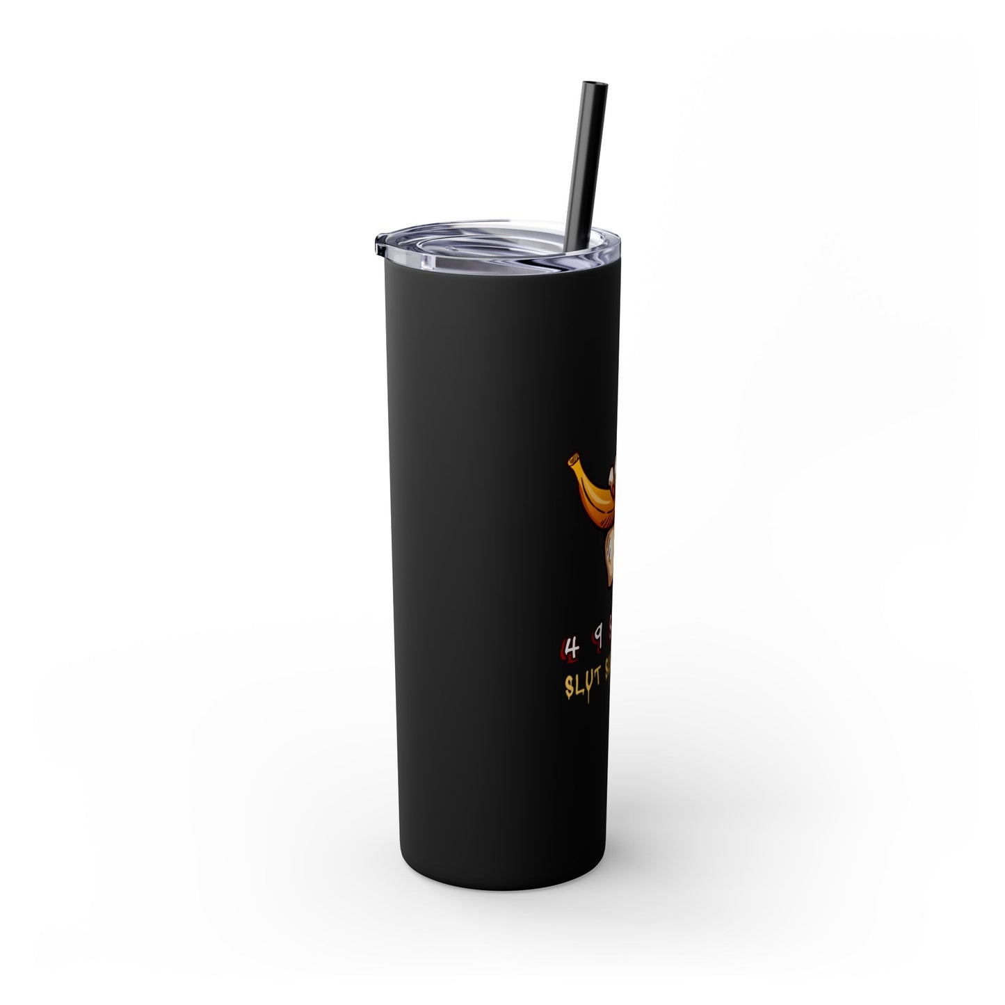 Supportive Skinny Tumbler with Straw, 20oz