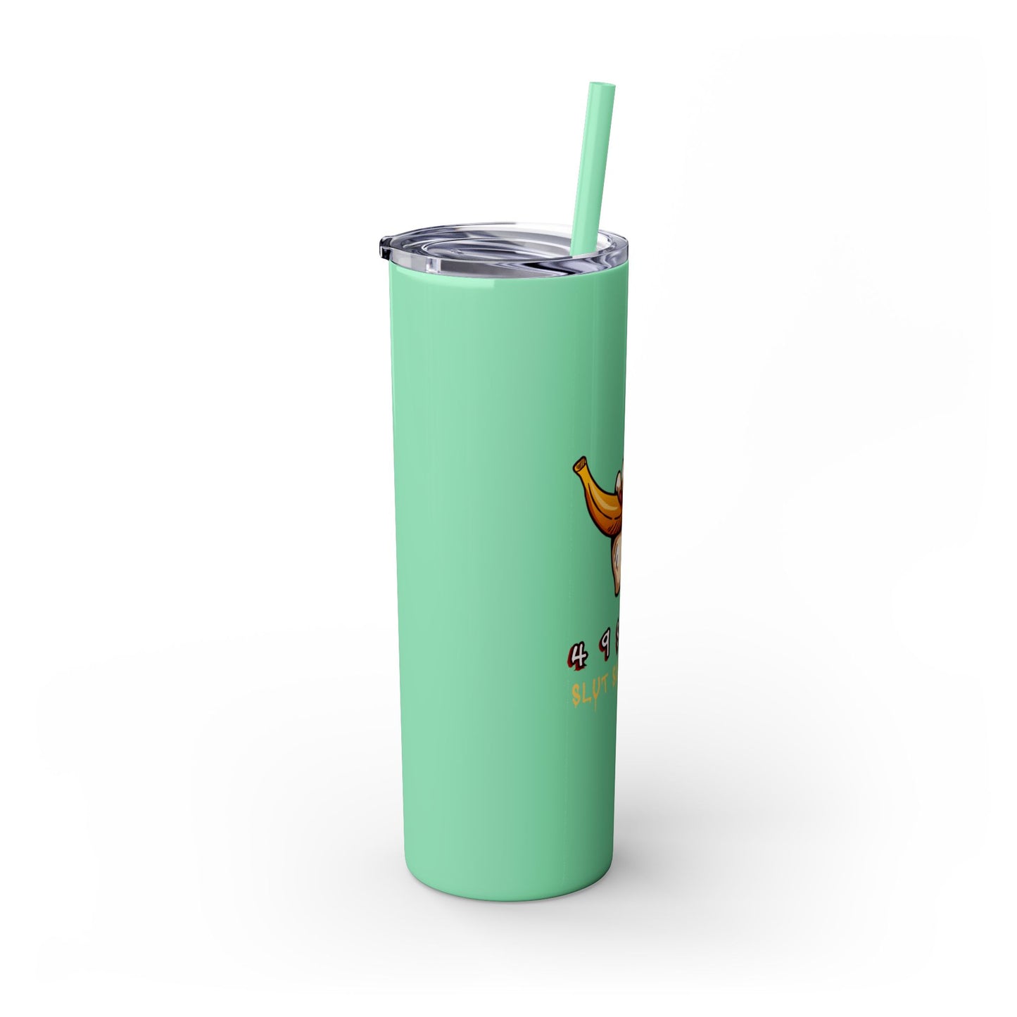 Supportive Skinny Tumbler with Straw, 20oz