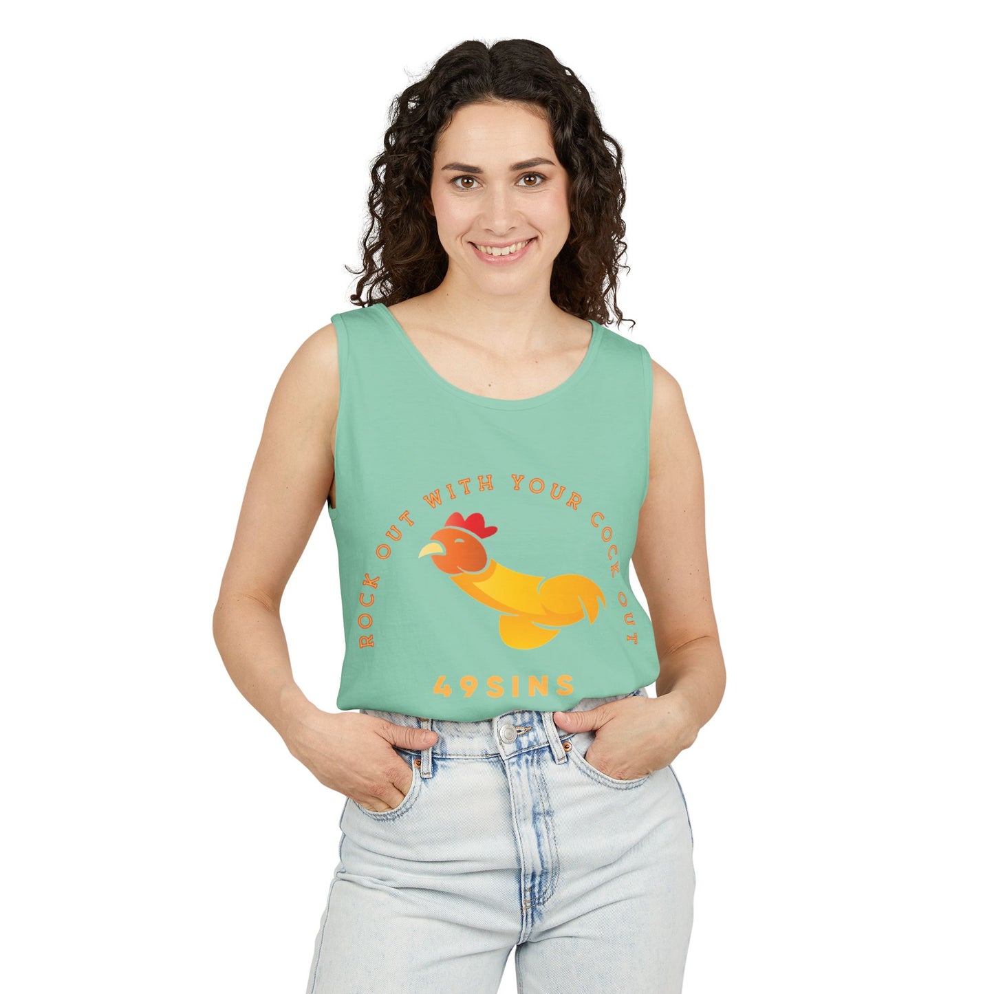 Rock Out Unisex Garment-Dyed Tank Top