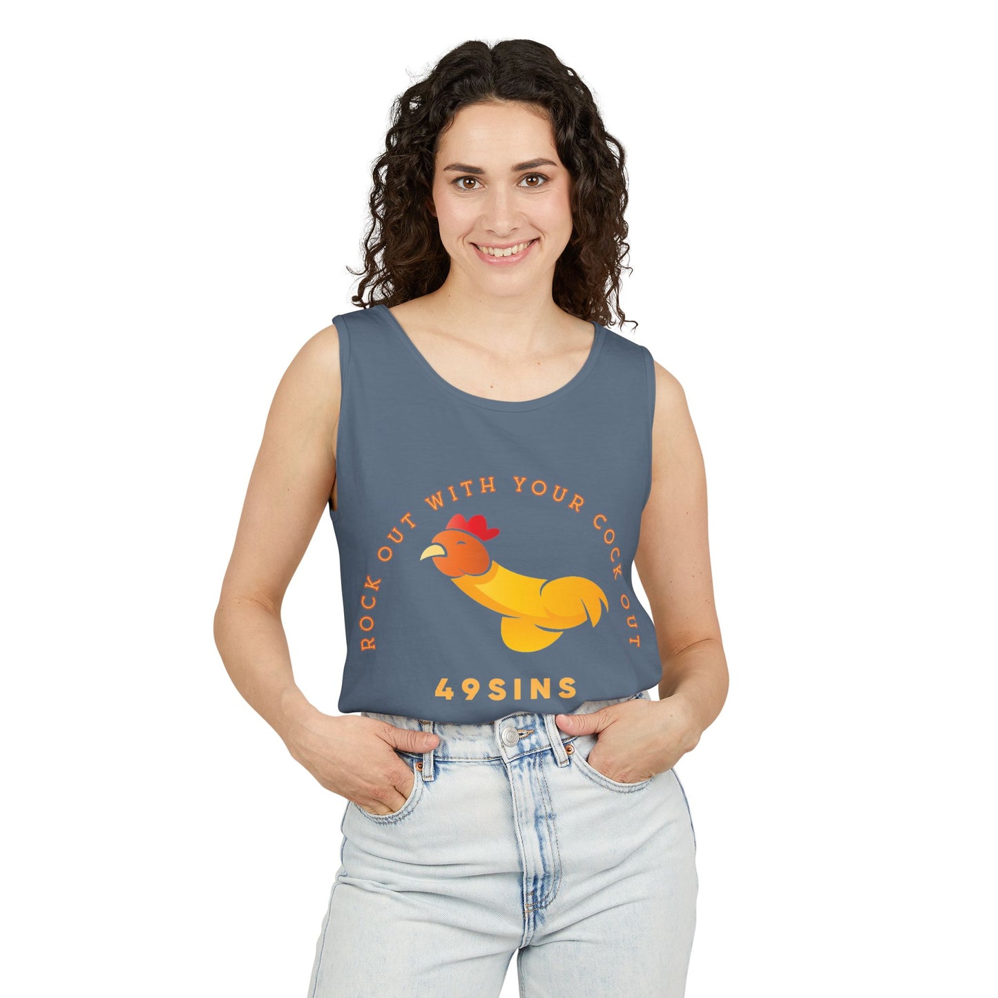 Rock Out Unisex Garment-Dyed Tank Top