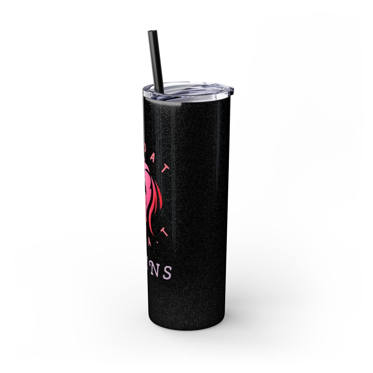 The GOAT Skinny Tumbler with Straw, 20oz