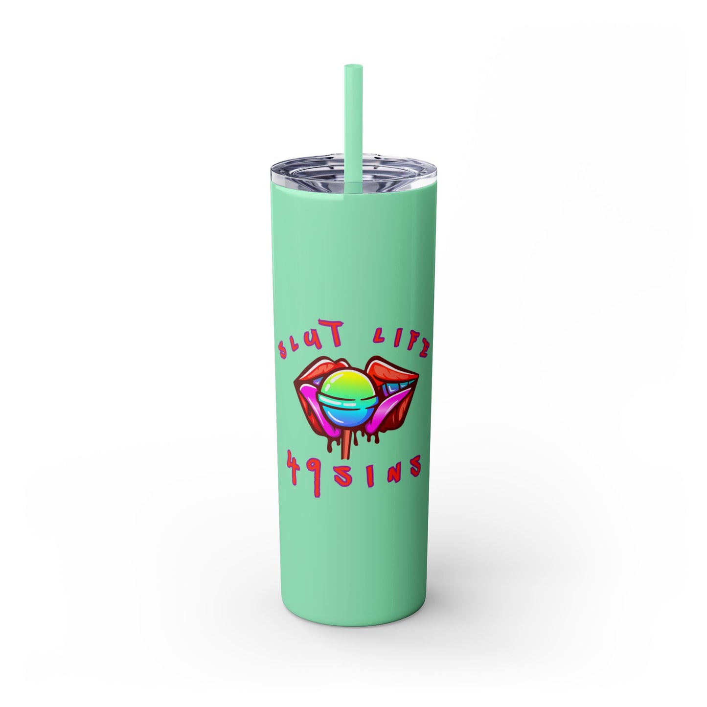 It's a Lifestyle Skinny Tumbler with Straw, 20oz