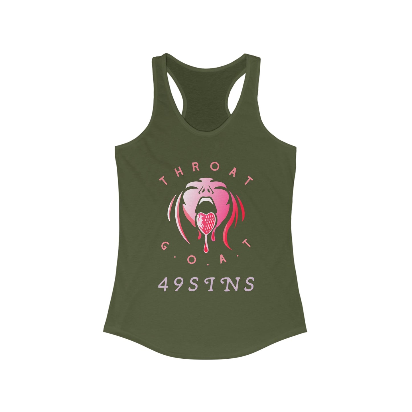 Throat GOAT Racerback Tank