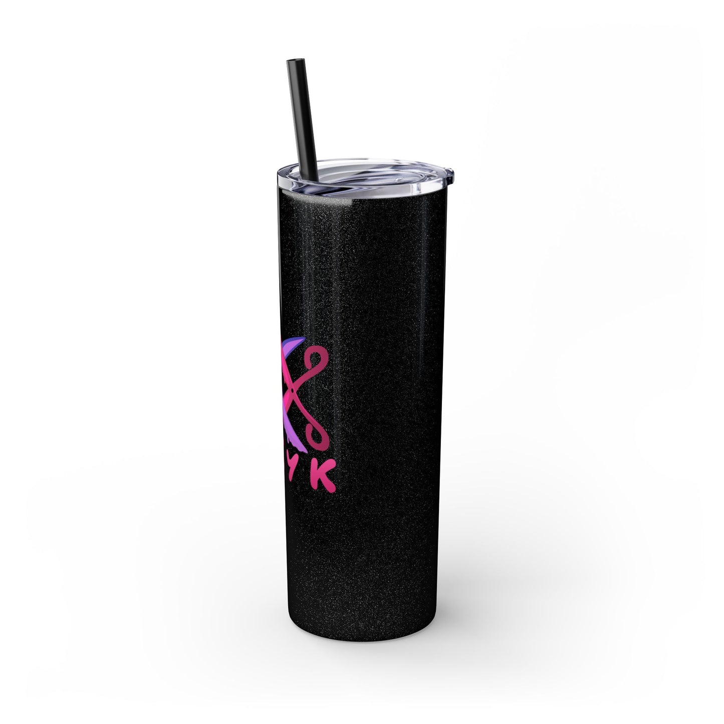 Scissor Me Happy Skinny Tumbler with Straw, 20oz