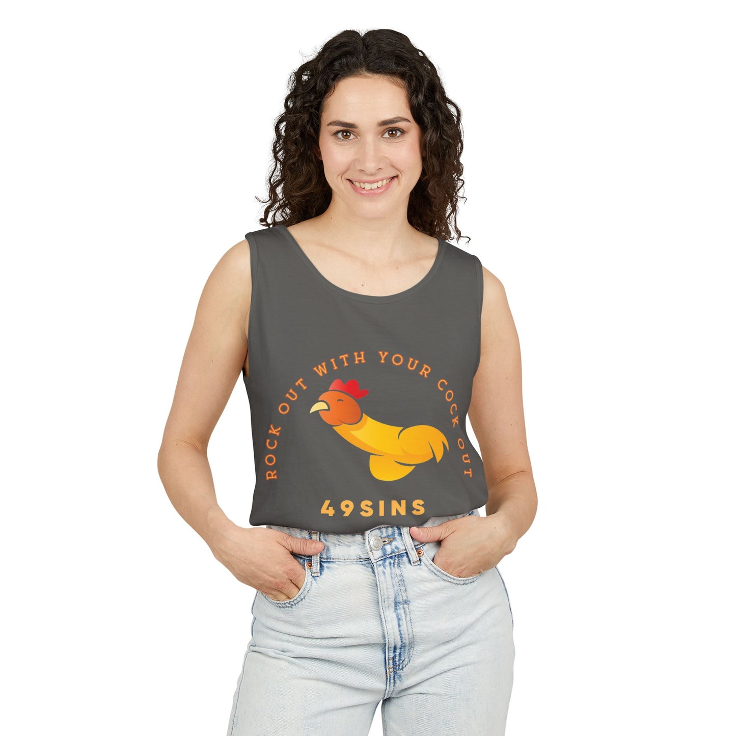 Rock Out Unisex Garment-Dyed Tank Top