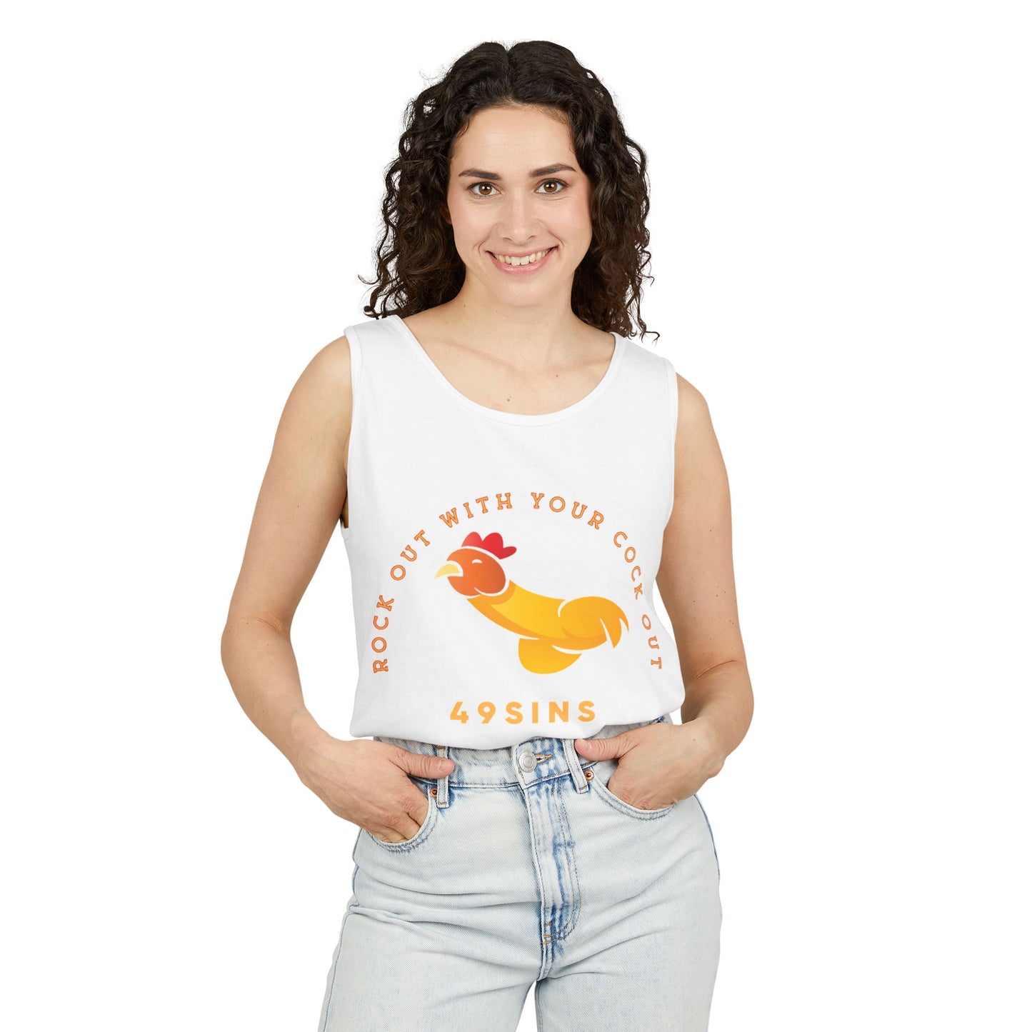Rock Out Unisex Garment-Dyed Tank Top