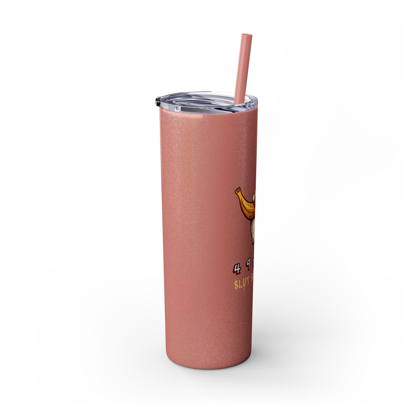 Supportive Skinny Tumbler with Straw, 20oz