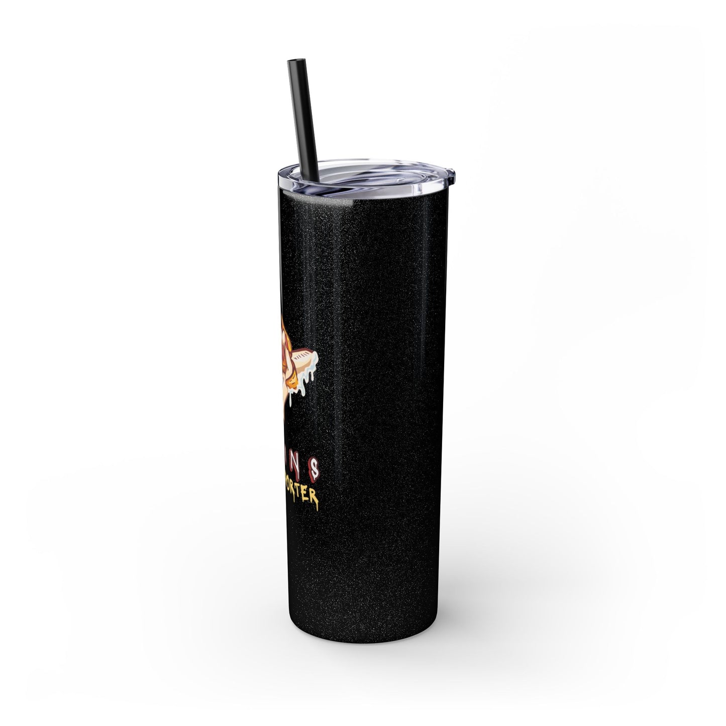 Supportive Skinny Tumbler with Straw, 20oz