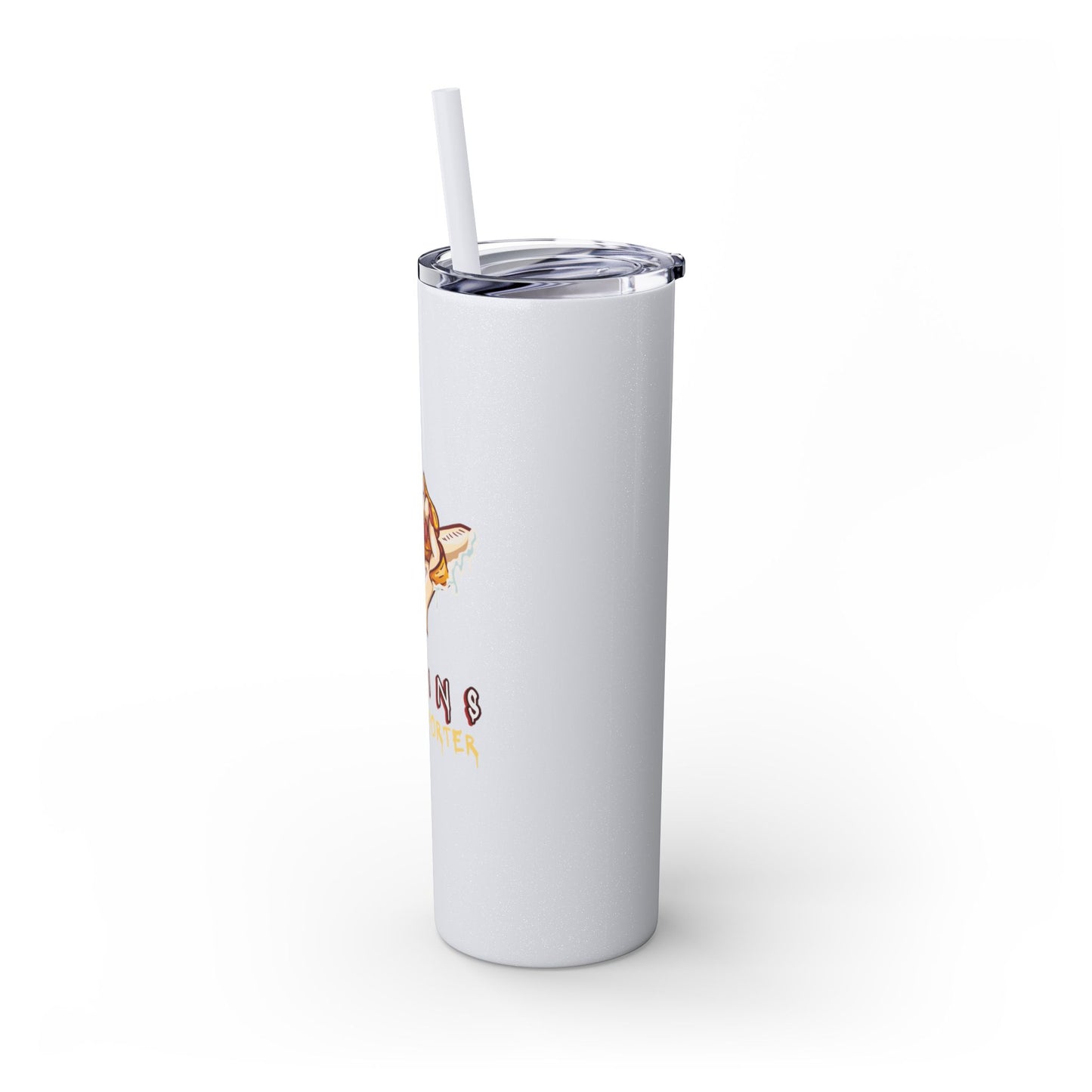 Supportive Skinny Tumbler with Straw, 20oz