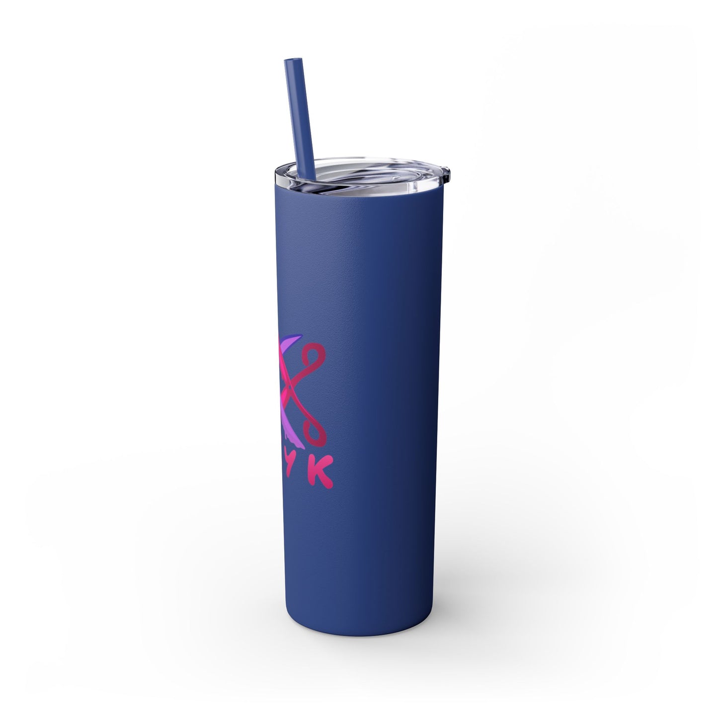 Scissor Me Happy Skinny Tumbler with Straw, 20oz