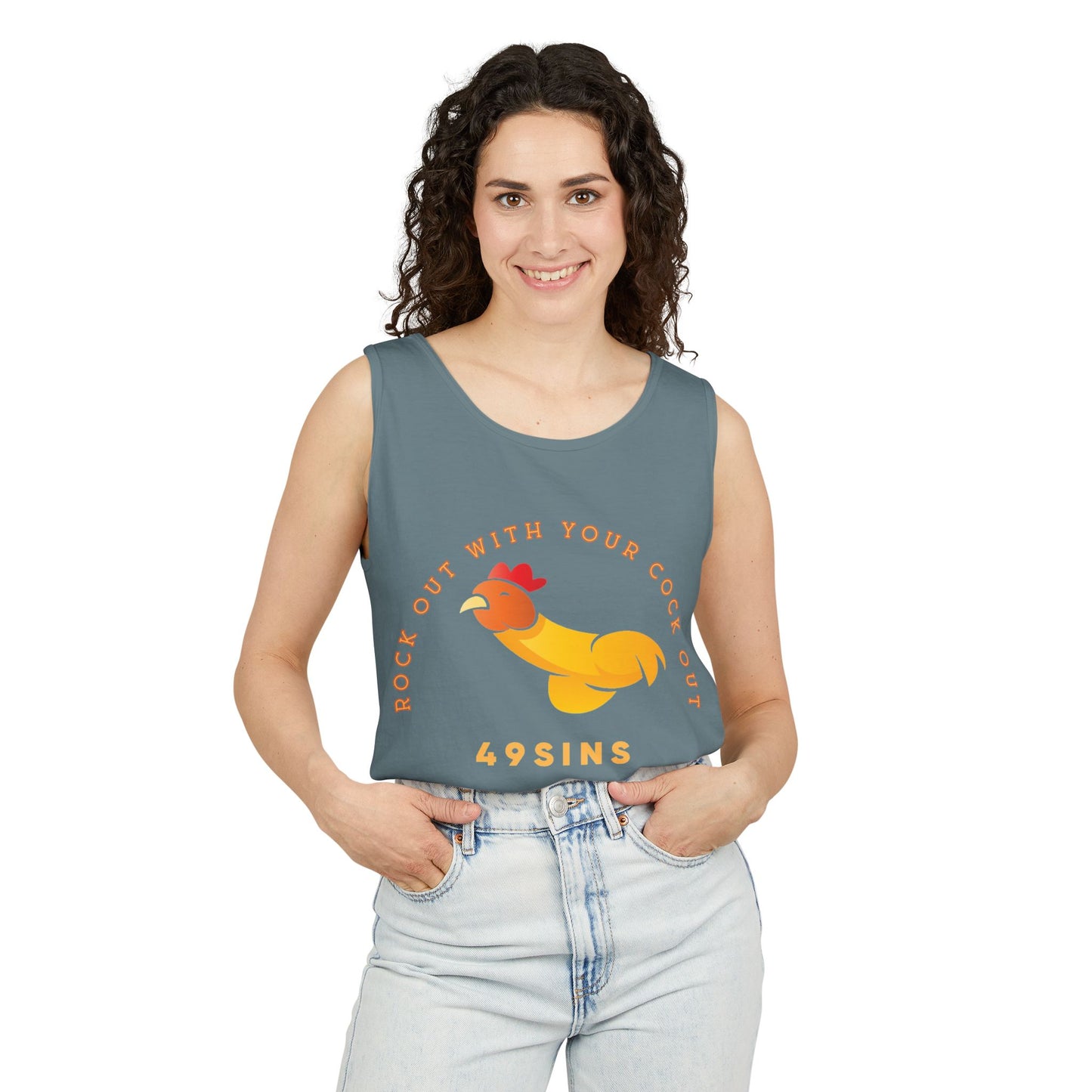 Rock Out Unisex Garment-Dyed Tank Top