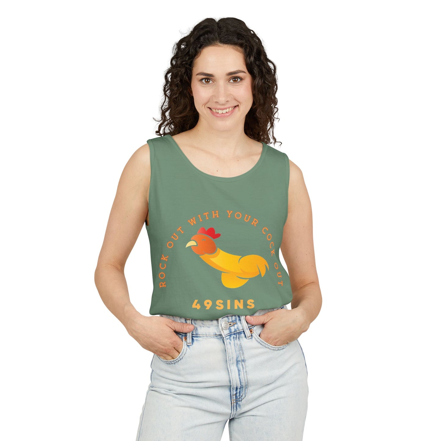 Rock Out Unisex Garment-Dyed Tank Top
