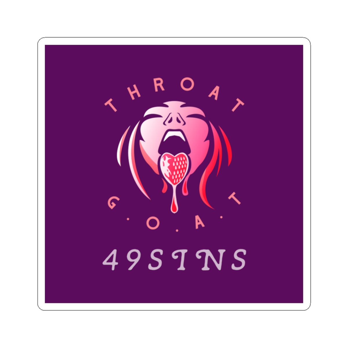 Throat GOAT Sticker