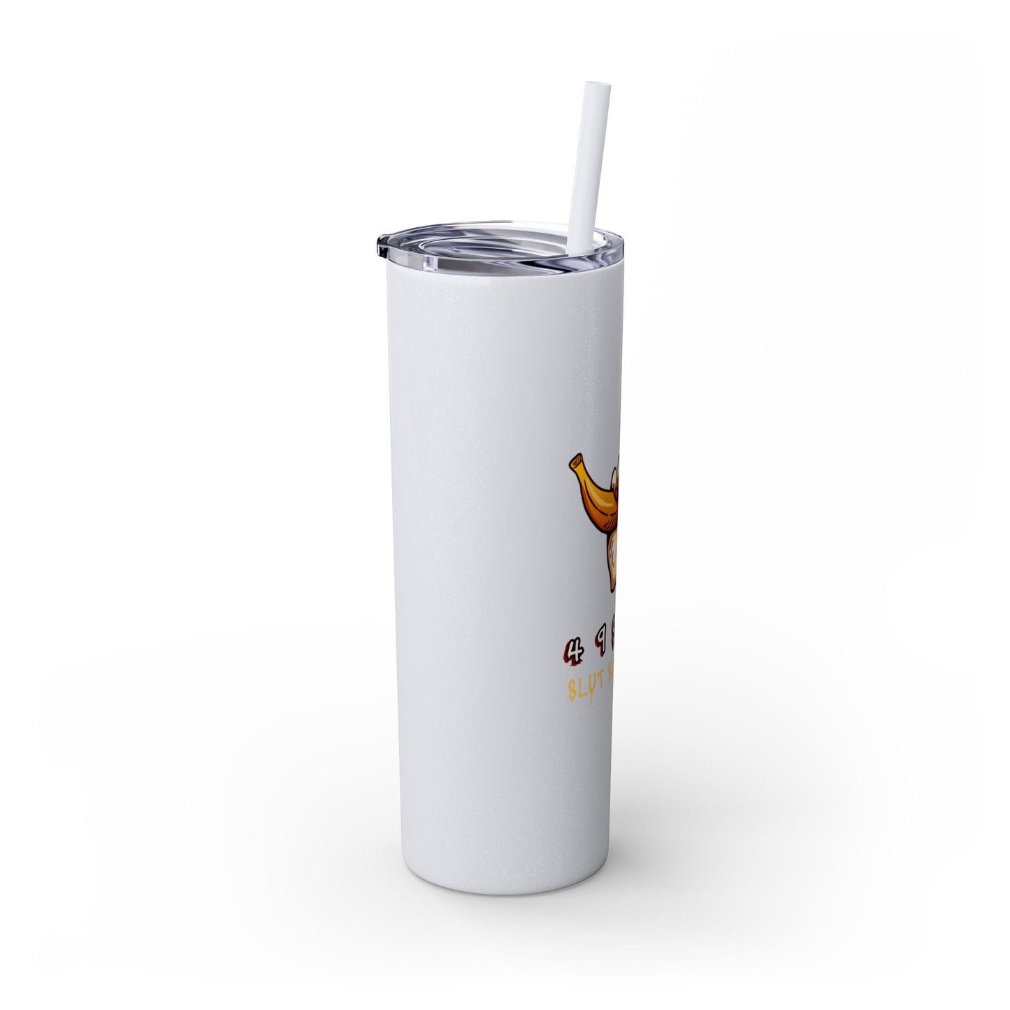 Supportive Skinny Tumbler with Straw, 20oz