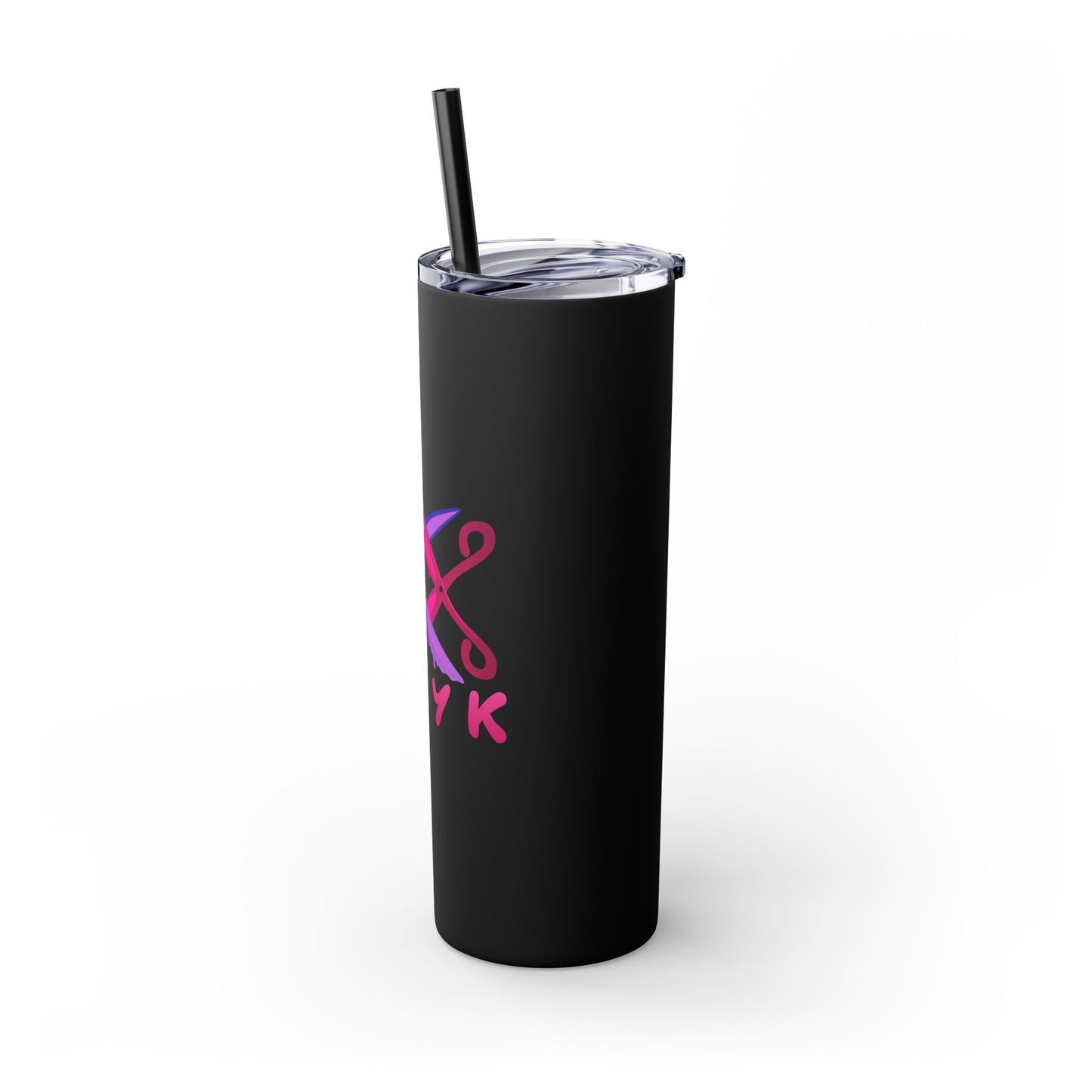 Scissor Me Happy Skinny Tumbler with Straw, 20oz