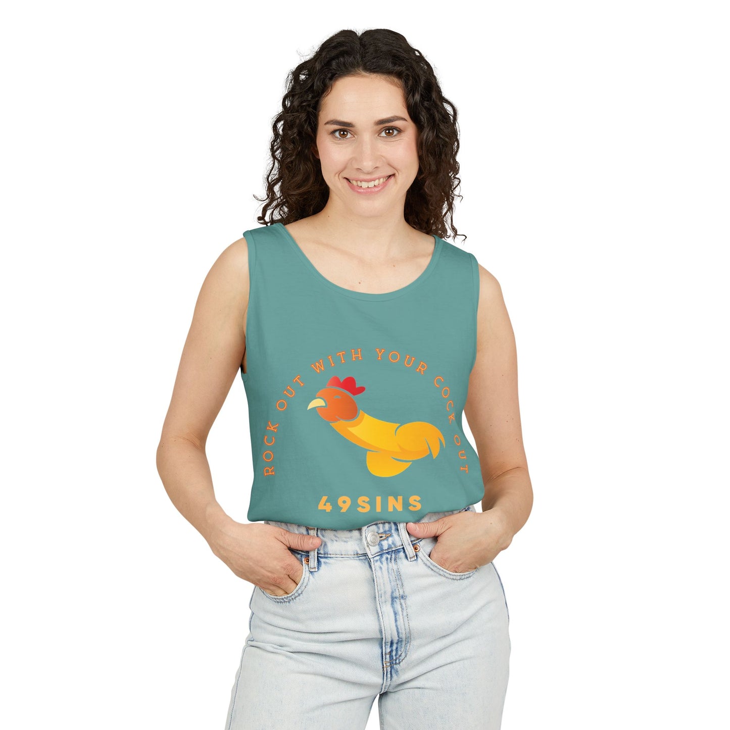 Rock Out Unisex Garment-Dyed Tank Top