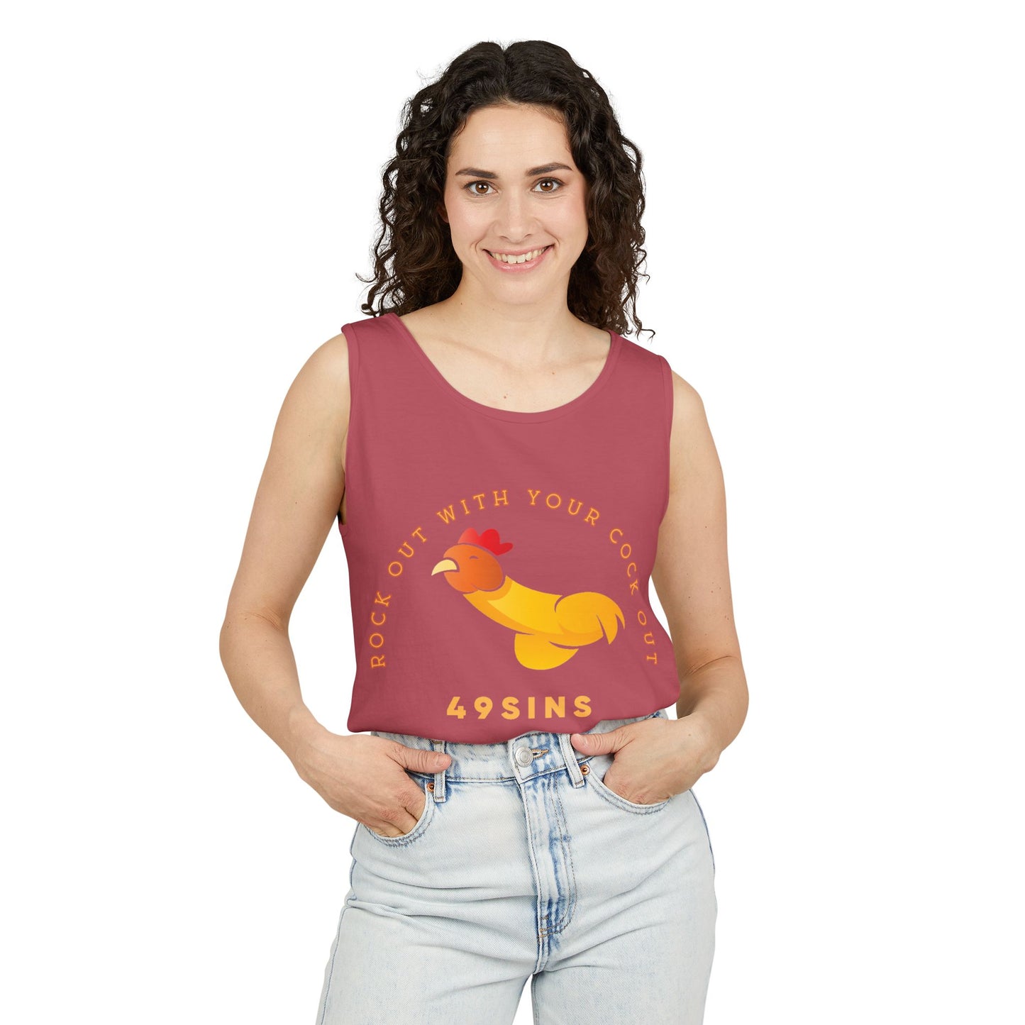 Rock Out Unisex Garment-Dyed Tank Top