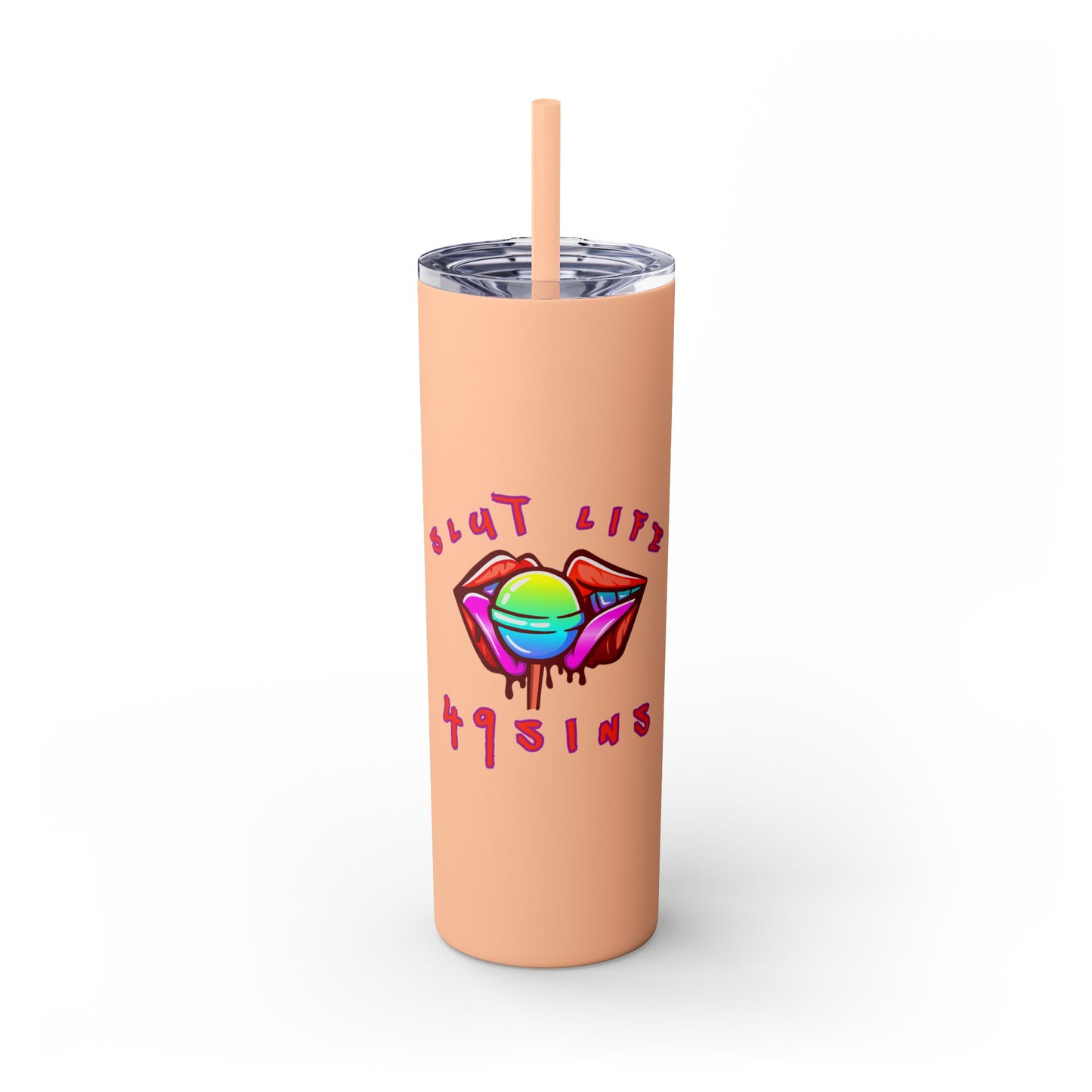 It's a Lifestyle Skinny Tumbler with Straw, 20oz