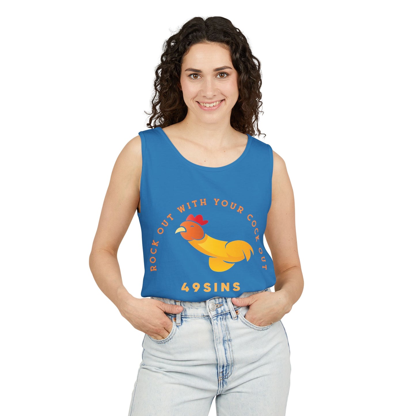 Rock Out Unisex Garment-Dyed Tank Top