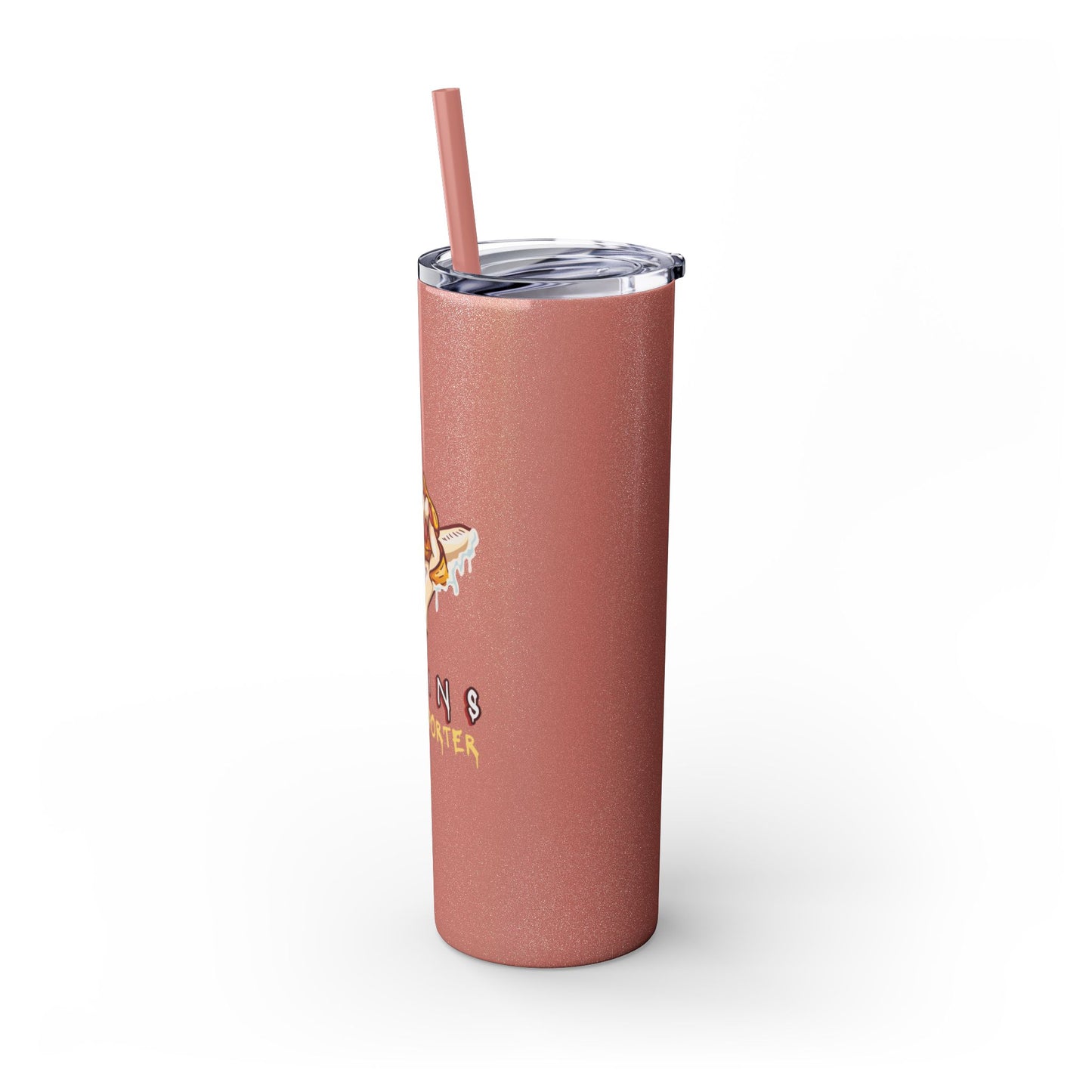 Supportive Skinny Tumbler with Straw, 20oz