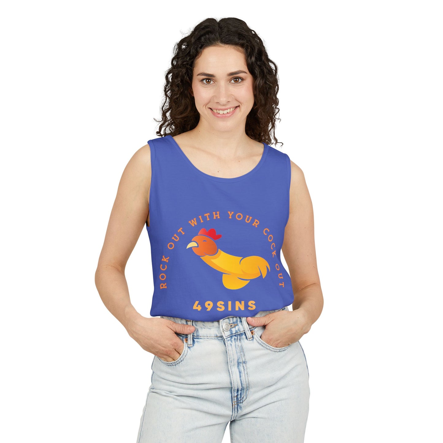Rock Out Unisex Garment-Dyed Tank Top