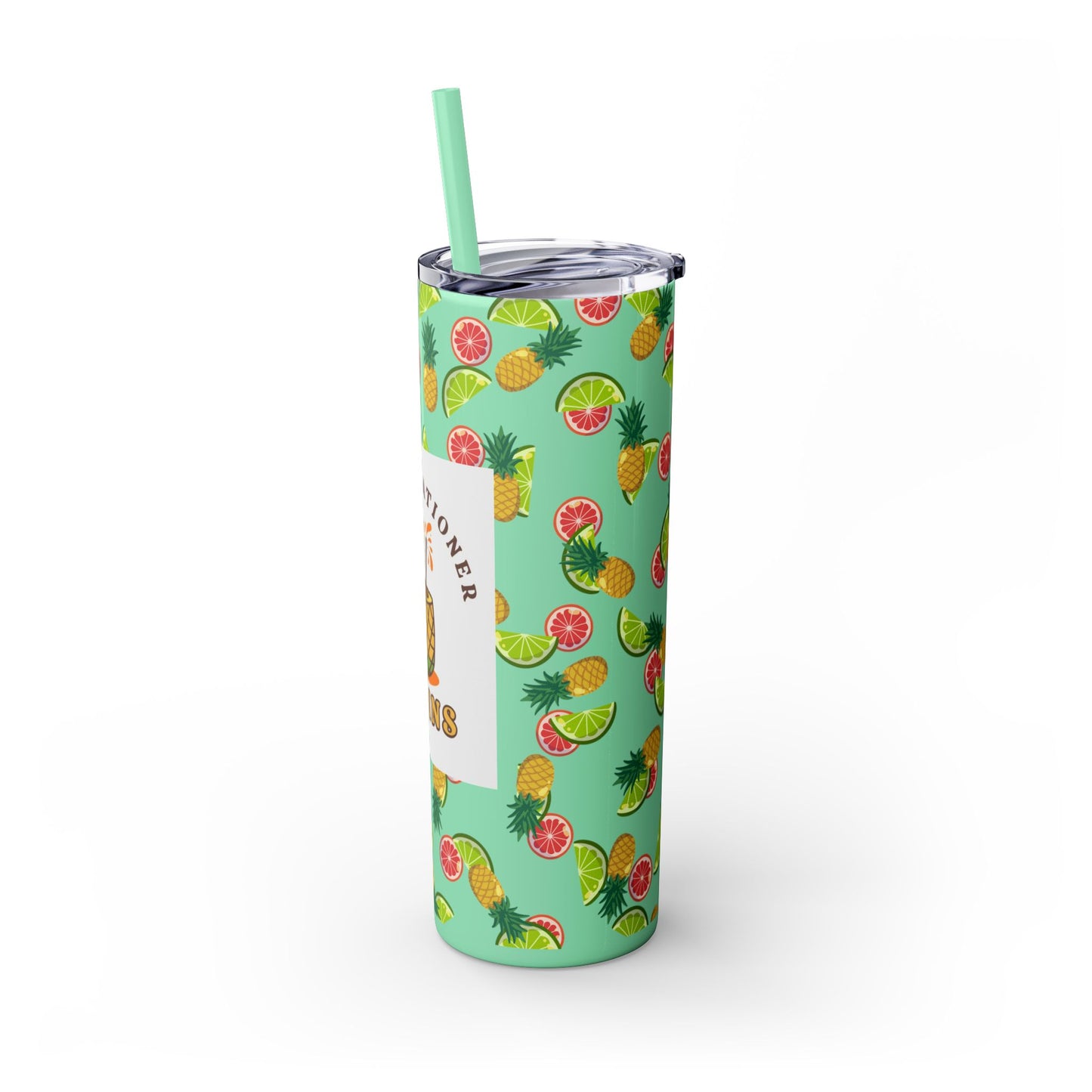 Swing-Cation Skinny Tumbler with Straw, 20oz