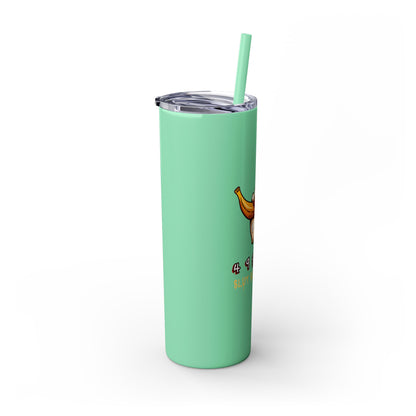 Supportive Skinny Tumbler with Straw, 20oz