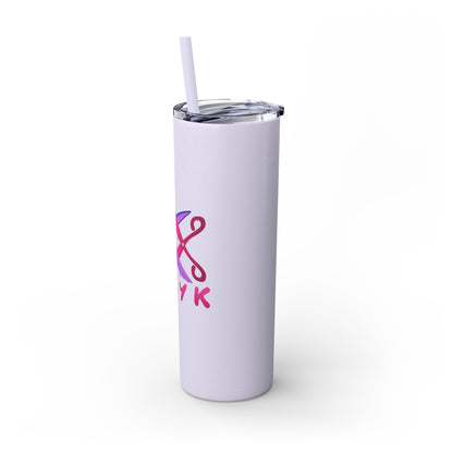 Scissor Me Happy Skinny Tumbler with Straw, 20oz