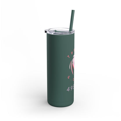 The GOAT Skinny Matte Tumbler, 20oz