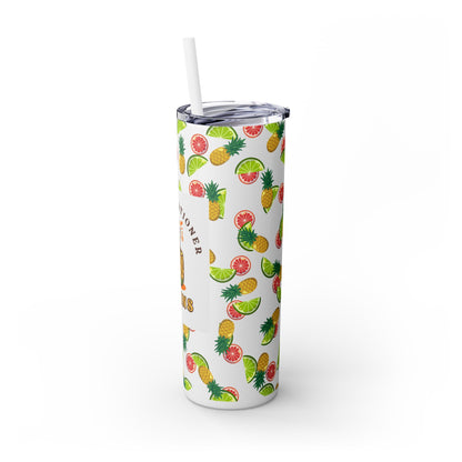 Swing-Cation Skinny Tumbler with Straw, 20oz