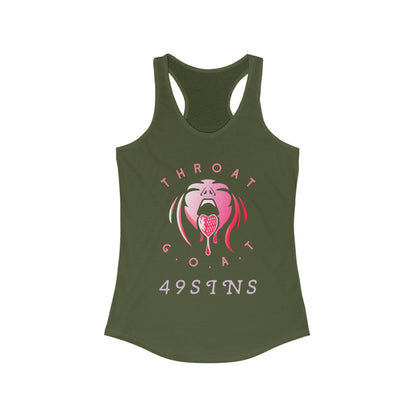 Throat GOAT Racerback Tank