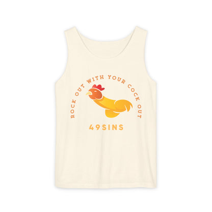 Rock Out Unisex Garment-Dyed Tank Top
