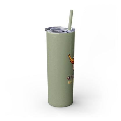 Supportive Skinny Tumbler with Straw, 20oz