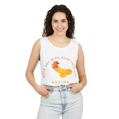 Rock Out Unisex Garment-Dyed Tank Top