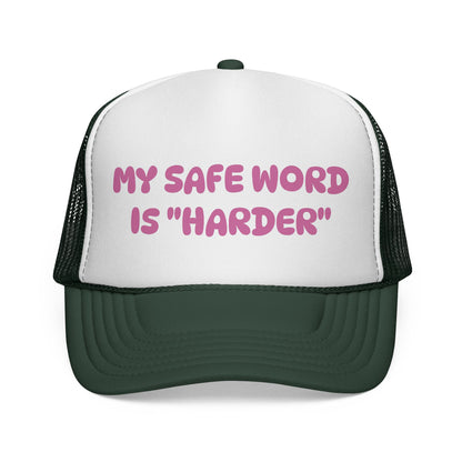 Safe Word Trucker Cap