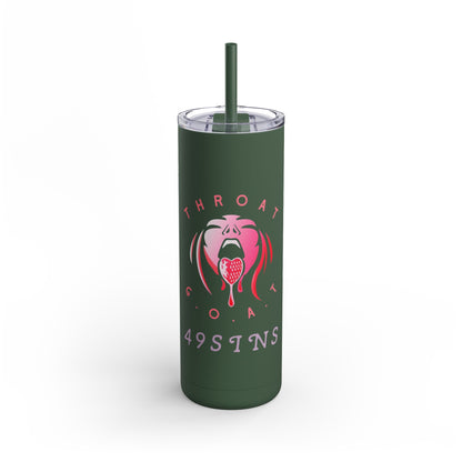 The GOAT Skinny Matte Tumbler, 20oz