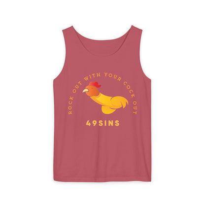 Rock Out Unisex Garment-Dyed Tank Top