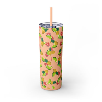 Swing-Cation Skinny Tumbler with Straw, 20oz