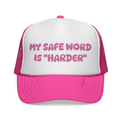 Safe Word Trucker Cap
