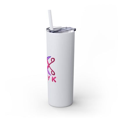 Scissor Me Happy Skinny Tumbler with Straw, 20oz