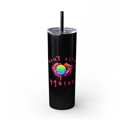 It's a Lifestyle Skinny Tumbler with Straw, 20oz
