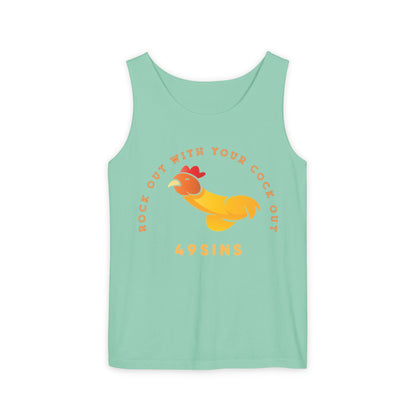 Rock Out Unisex Garment-Dyed Tank Top